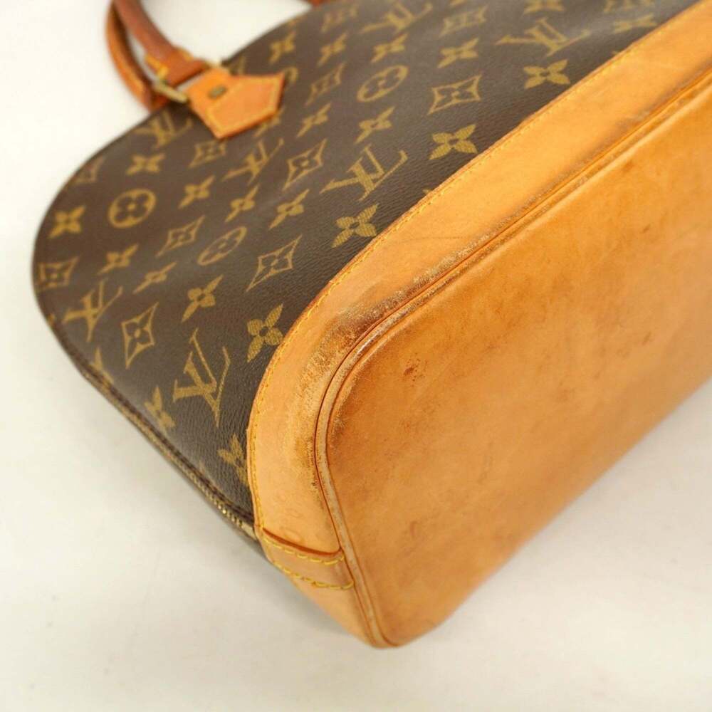 LOUIS VUITTON Authentic Brown Monogram Alma Bag - Picture 6 of 11
